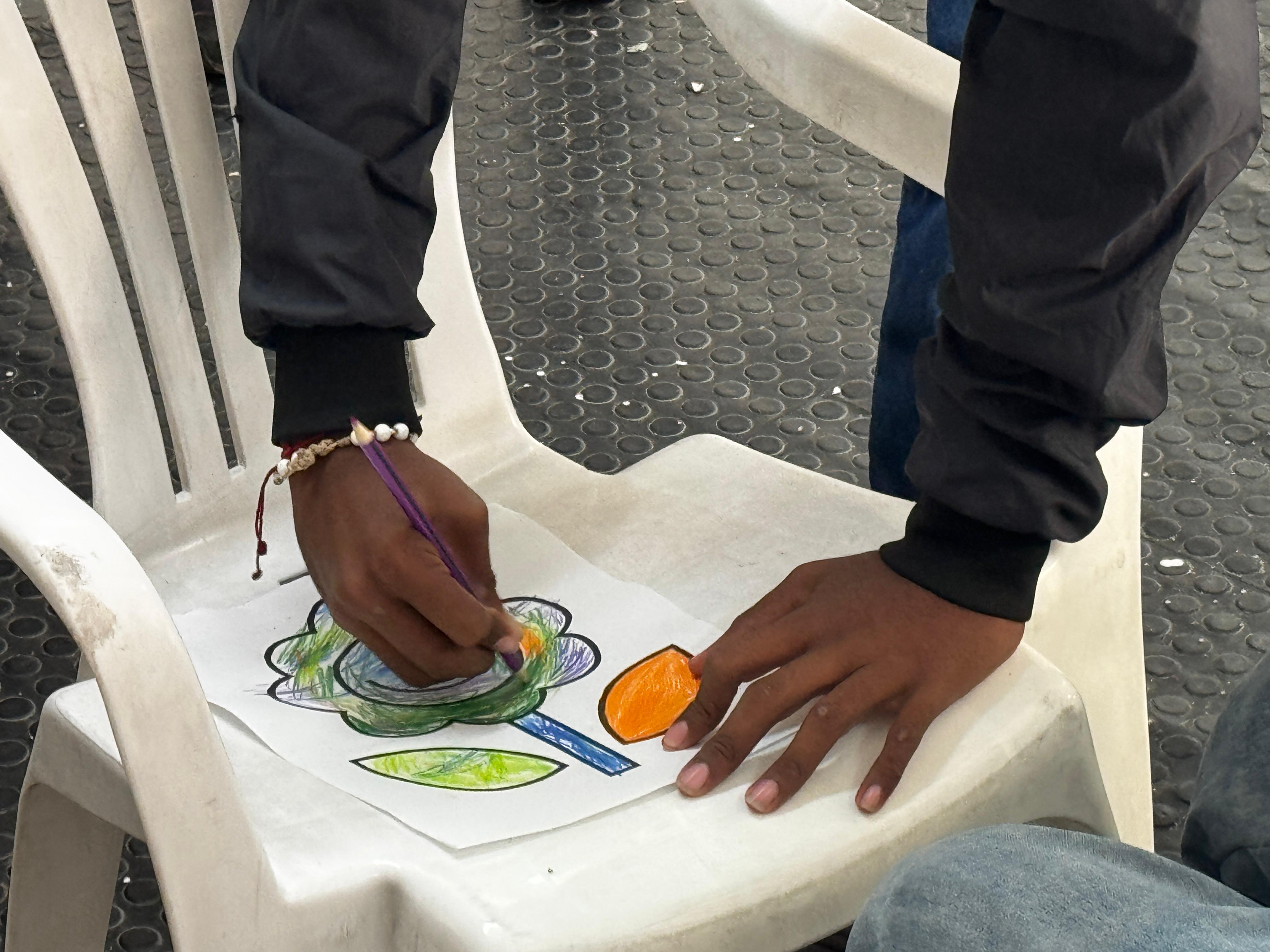 Dibujo comunidad - BOLETÍN - DESPLAZAMIENTO MASIVO LA GUAJIRA (1)